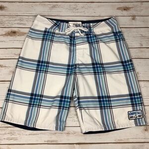 Aeropostale Swim / Board Plaid Shorts